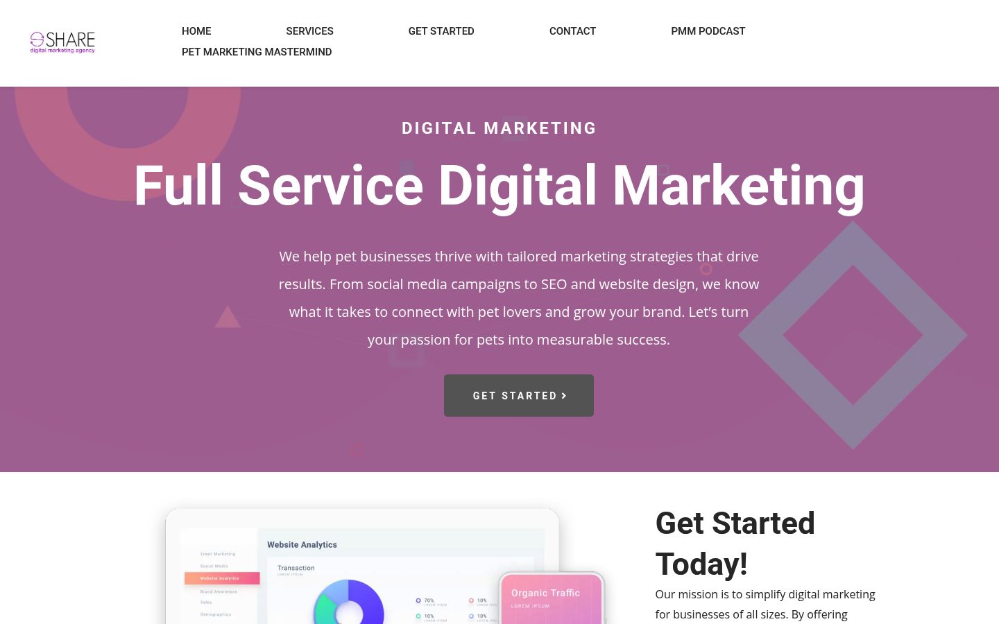 Share Marketing LLC website preview