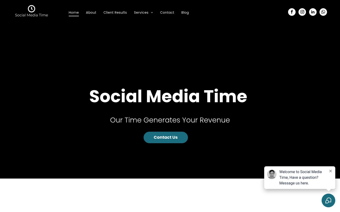 Social Media Time Ltd website preview