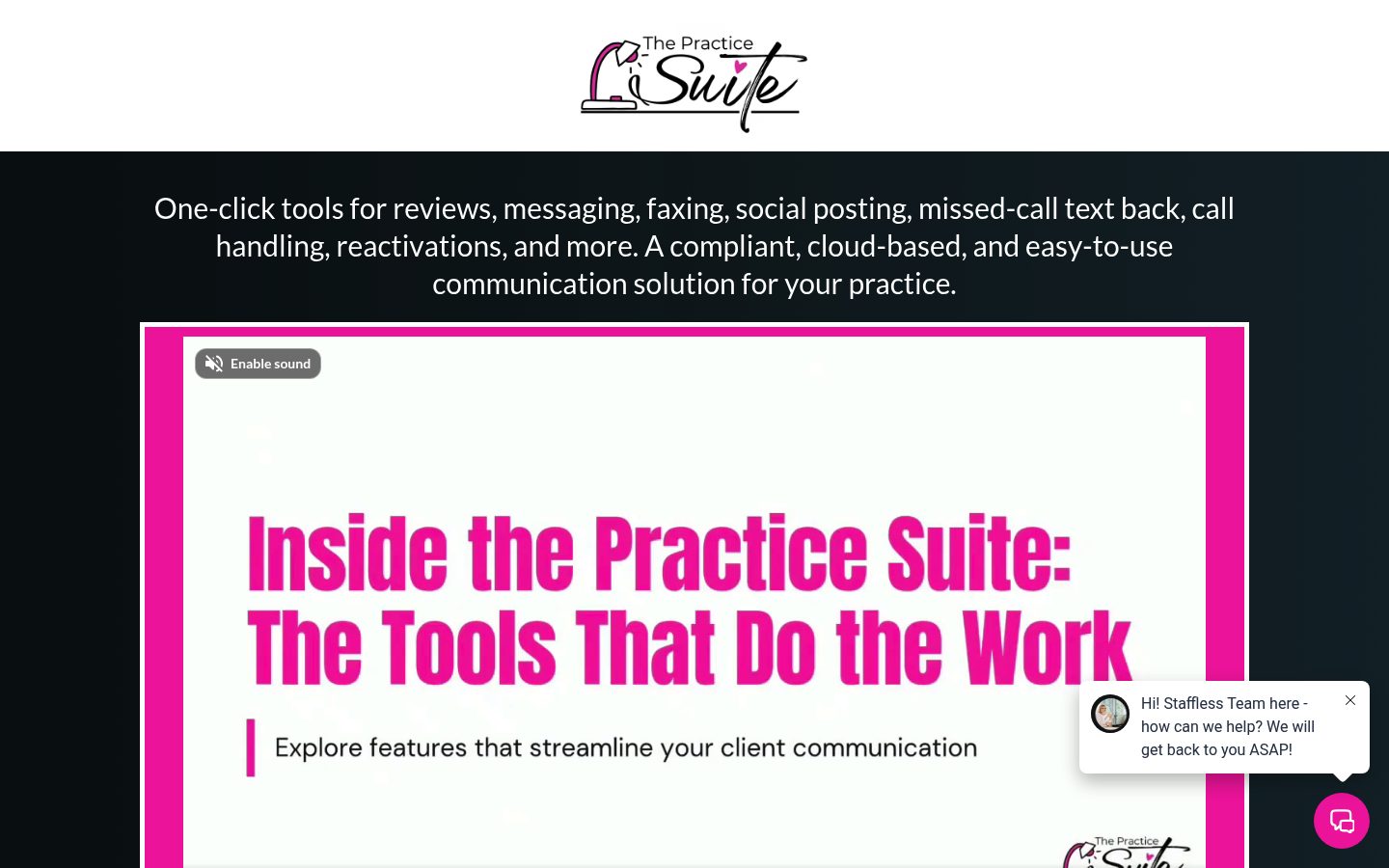 The Practice Suite website preview