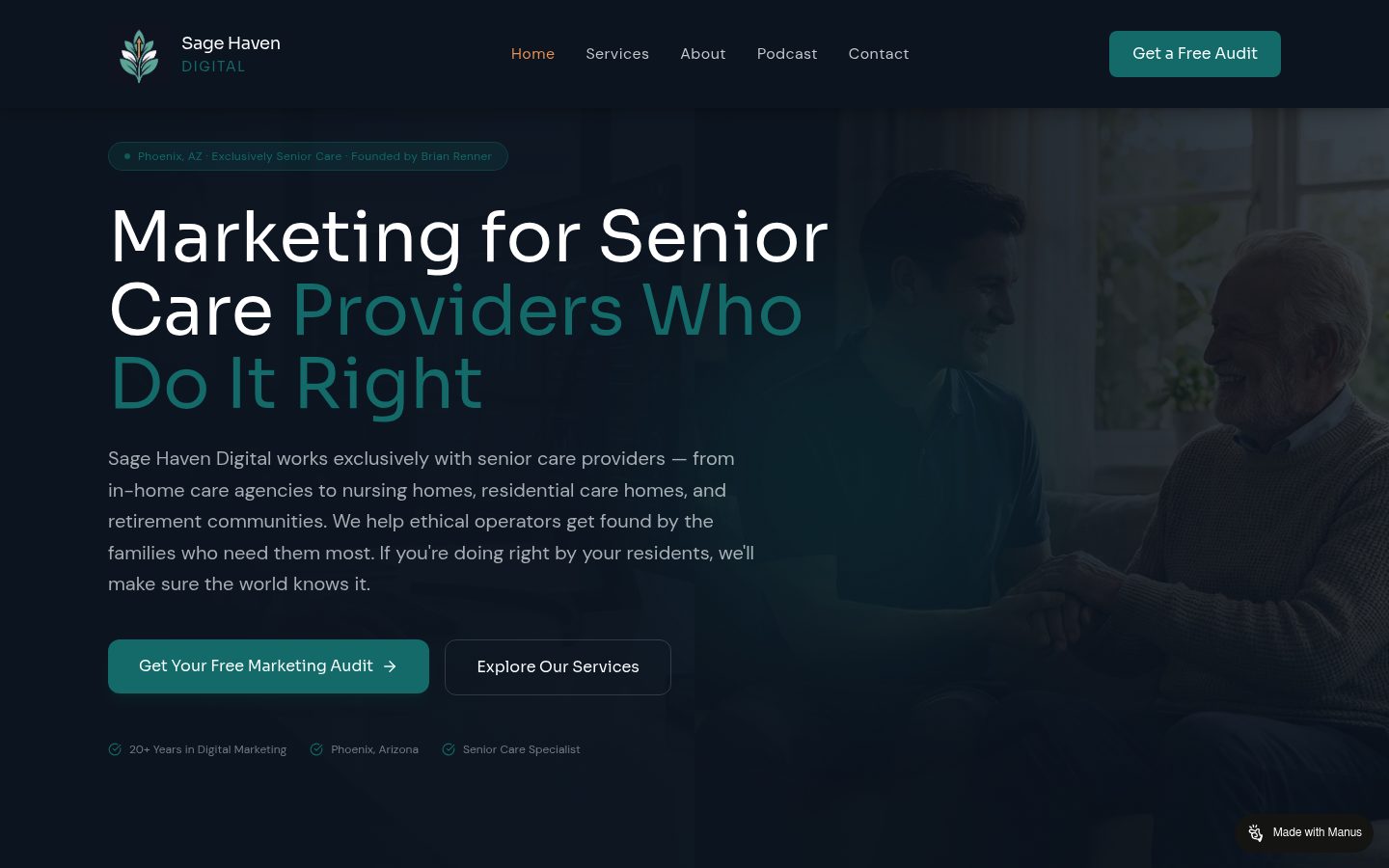 The Renner Agency website preview