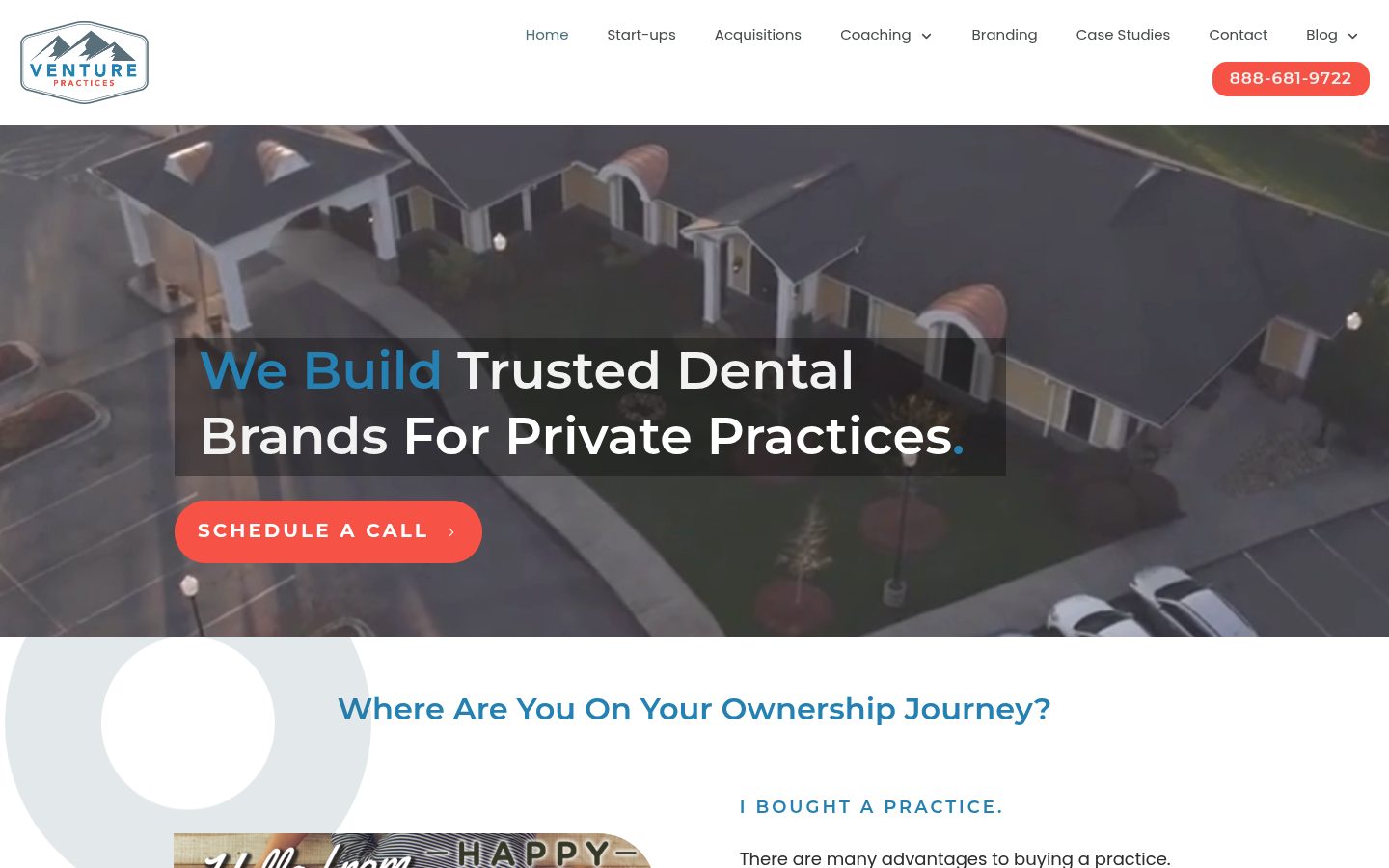 Venture Practices website preview