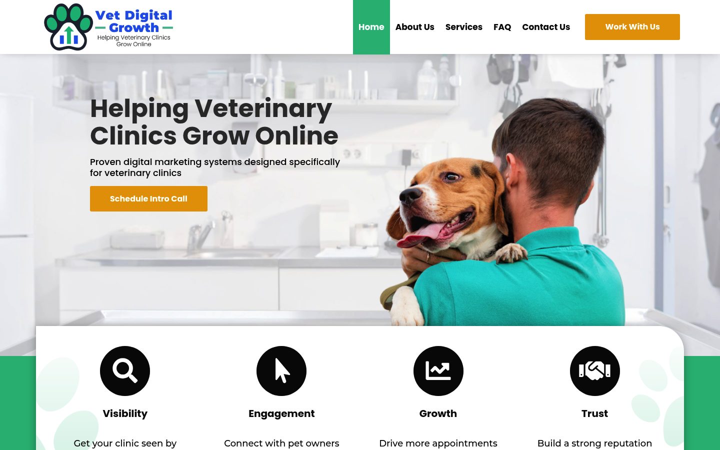 Vet Digital Growth website preview